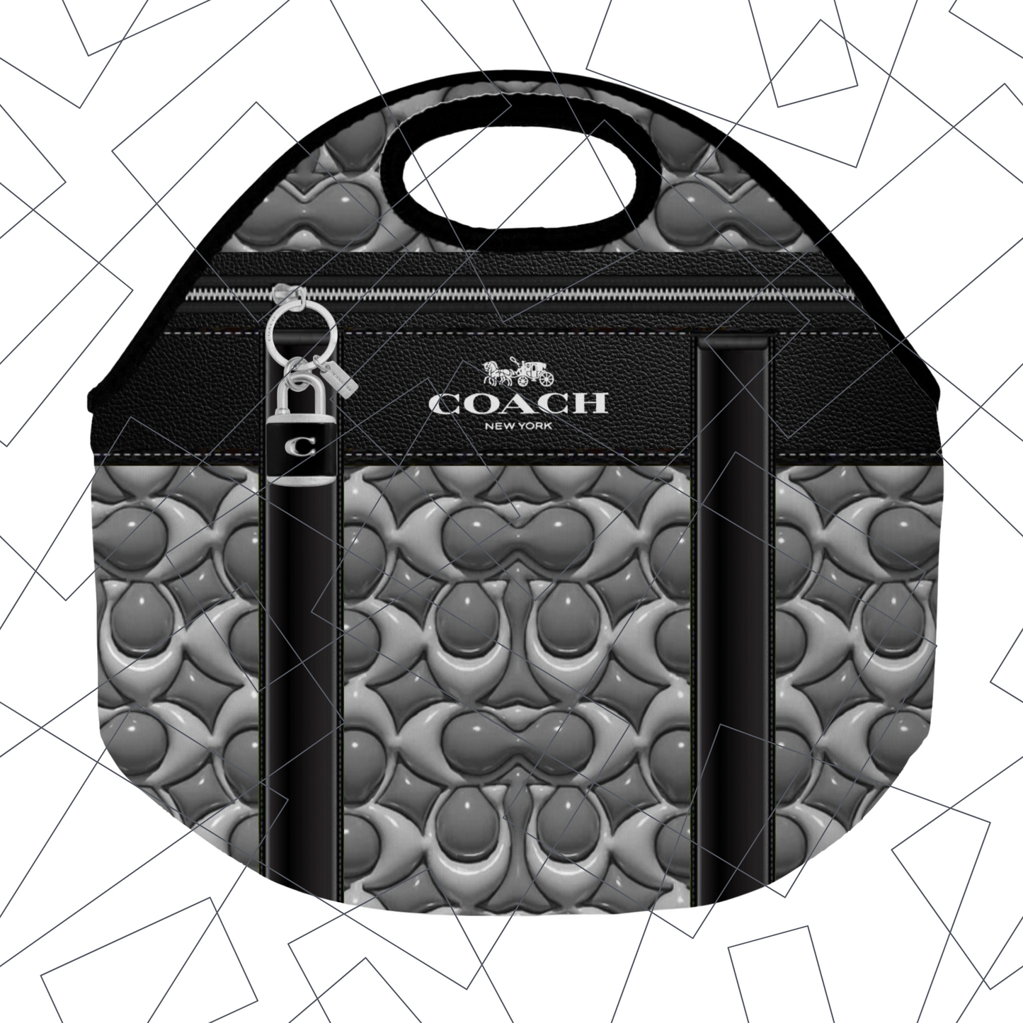 Stylish Purse-Inspired Lunch Tote, Coaster & Tumbler Set – Chic & Functional - 12 - S & M Unique Shirts, LLC