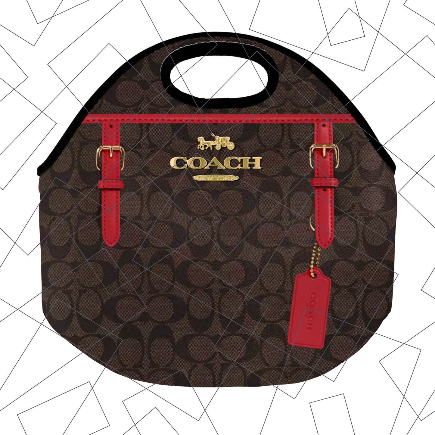 Stylish Purse-Inspired Lunch Tote, Coaster & Tumbler Set – Chic & Functional - 14 - S & M Unique Shirts, LLC