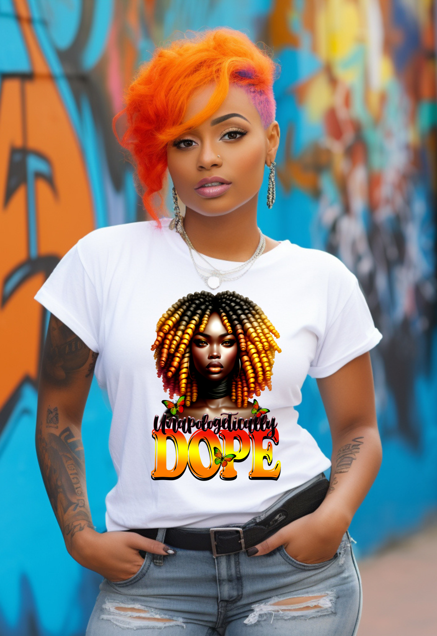 Unapologetically Dope T-Shirt | Black Girl Magic Tee | Faith & Confidence Apparel -1 - S & M Unique Shirts, LLC