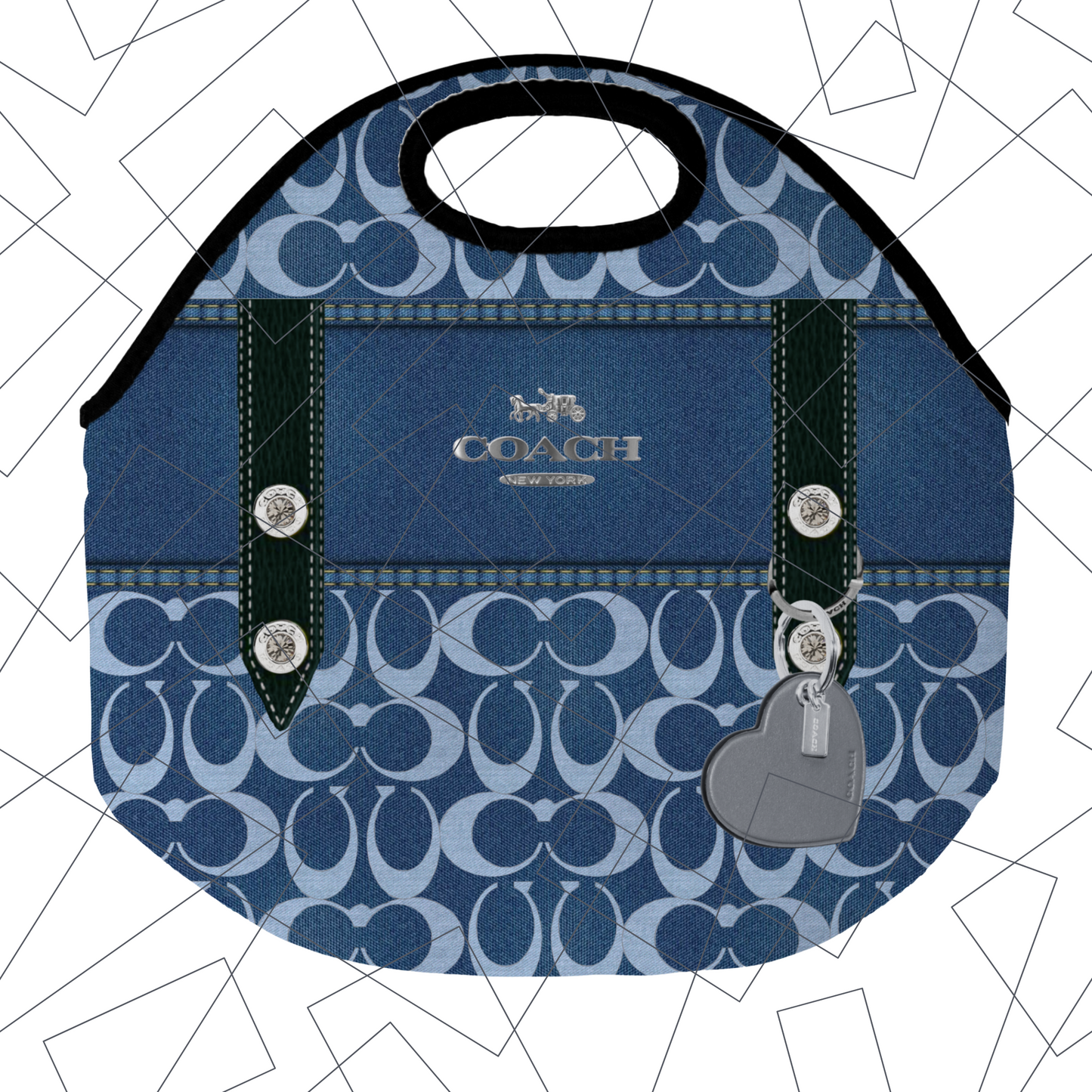 Stylish Purse-Inspired Lunch Tote, Coaster & Tumbler Set – Chic & Functional - 2 - S & M Unique Shirts, LLC