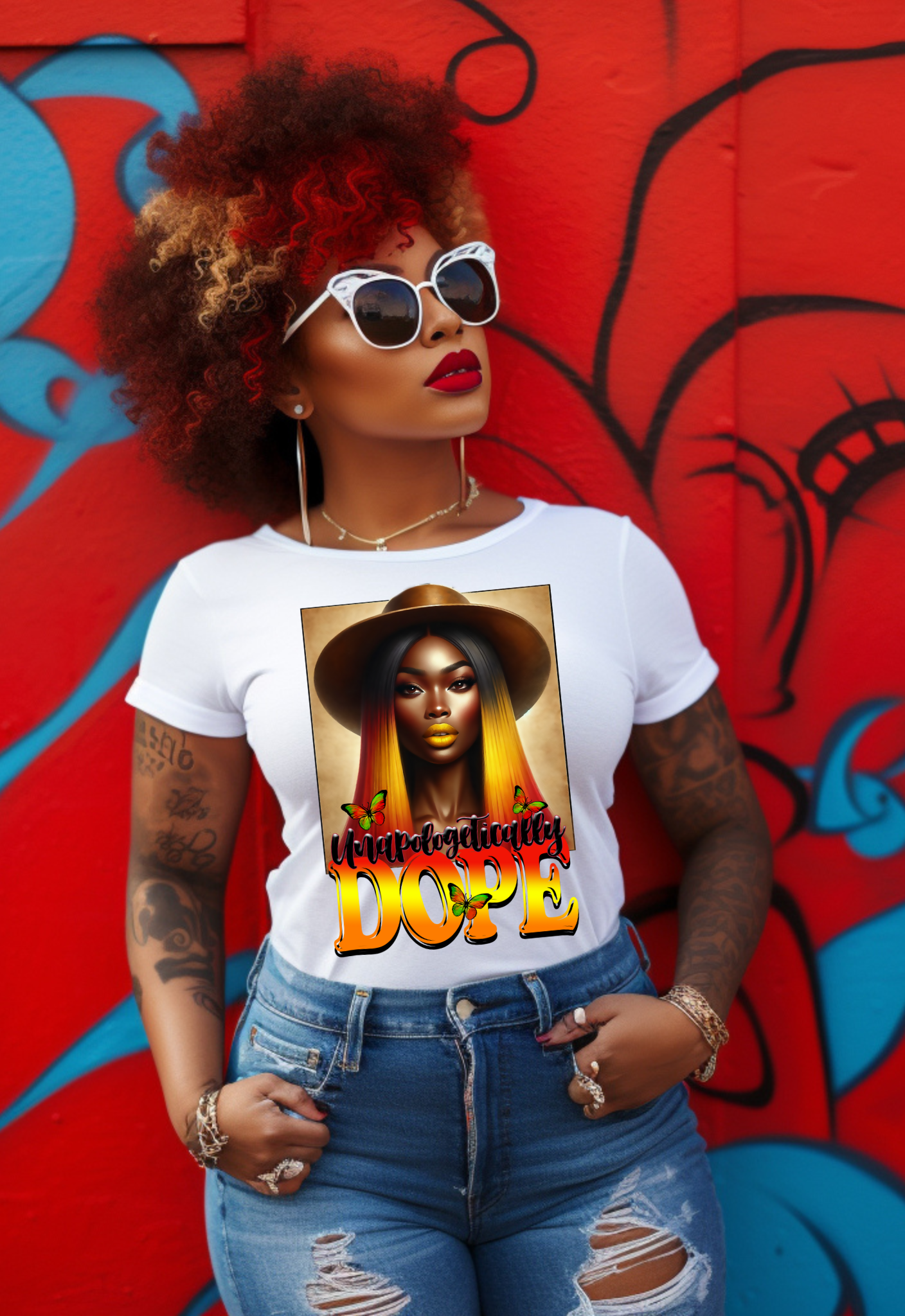 Unapologetically Dope T-Shirt | Black Girl Magic Tee | Faith & Confidence Apparel -2 - S & M Unique Shirts, LLC