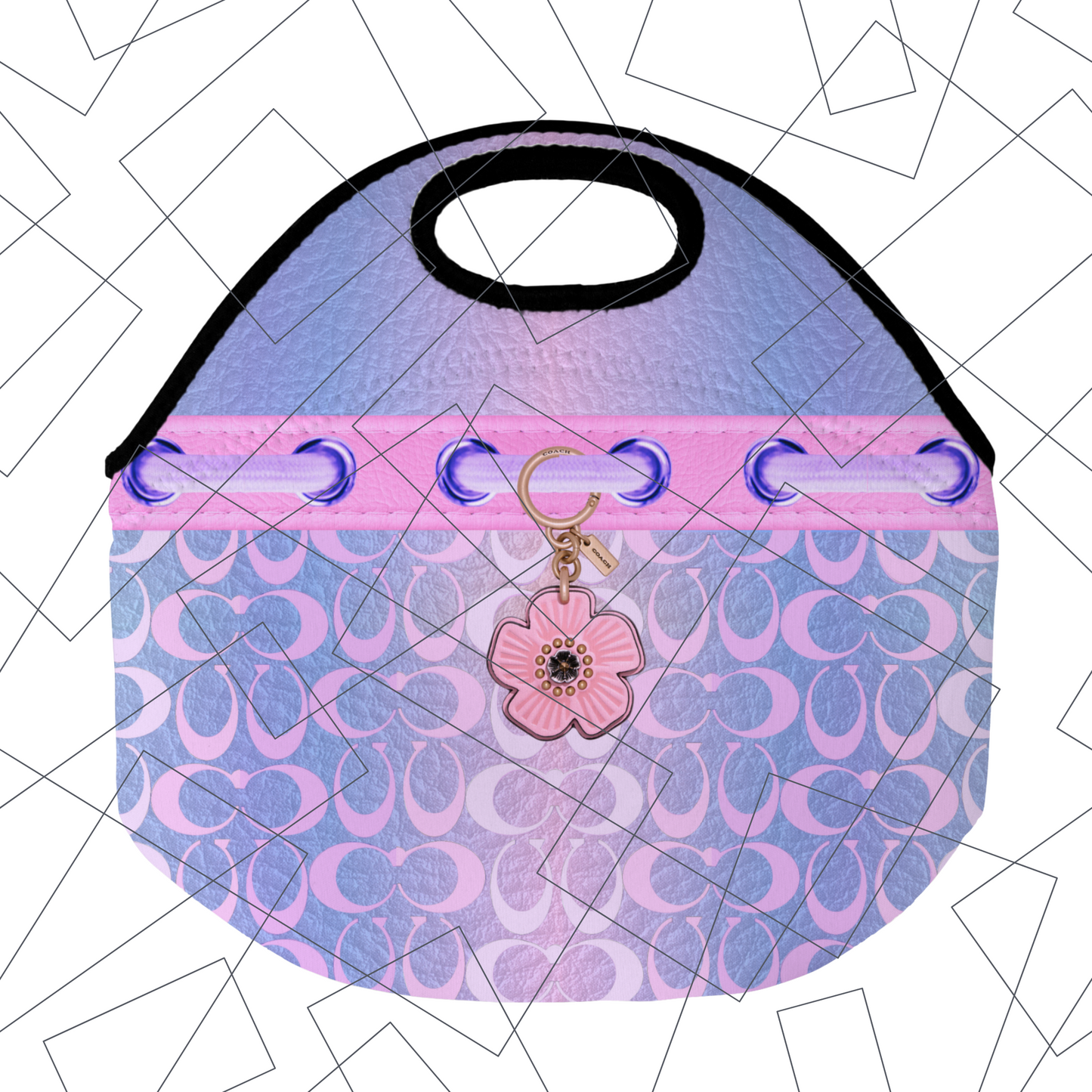 Stylish Purse-Inspired Lunch Tote, Coaster & Tumbler Set – Chic & Functional - 4 - S & M Unique Shirts, LLC