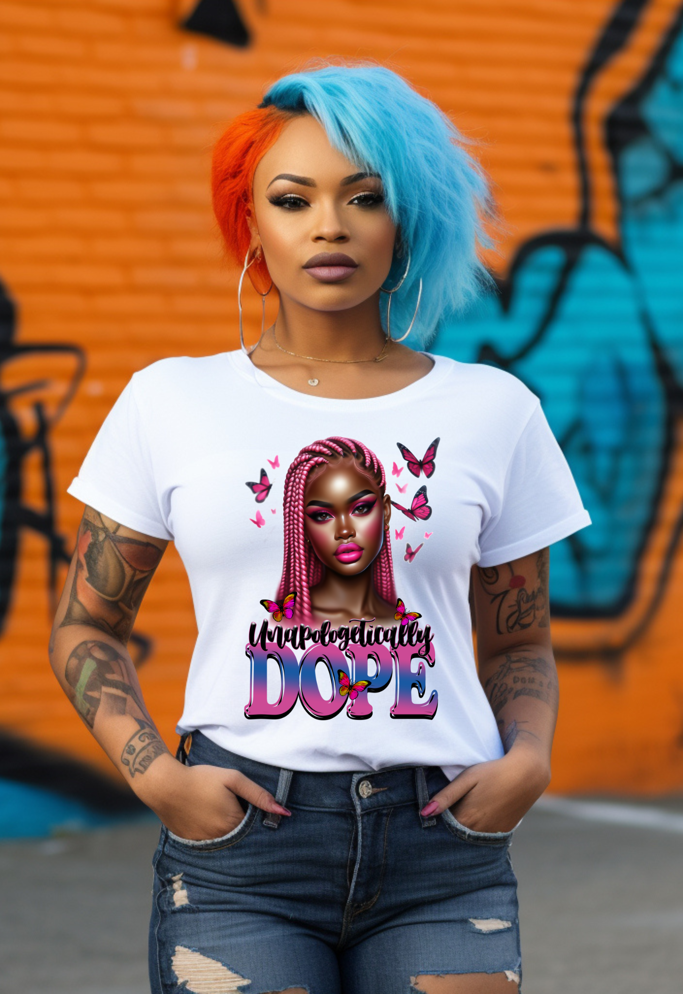 Unapologetically Dope T-Shirt | Black Girl Magic Tee | Faith & Confidence Apparel -6 - S & M Unique Shirts, LLC