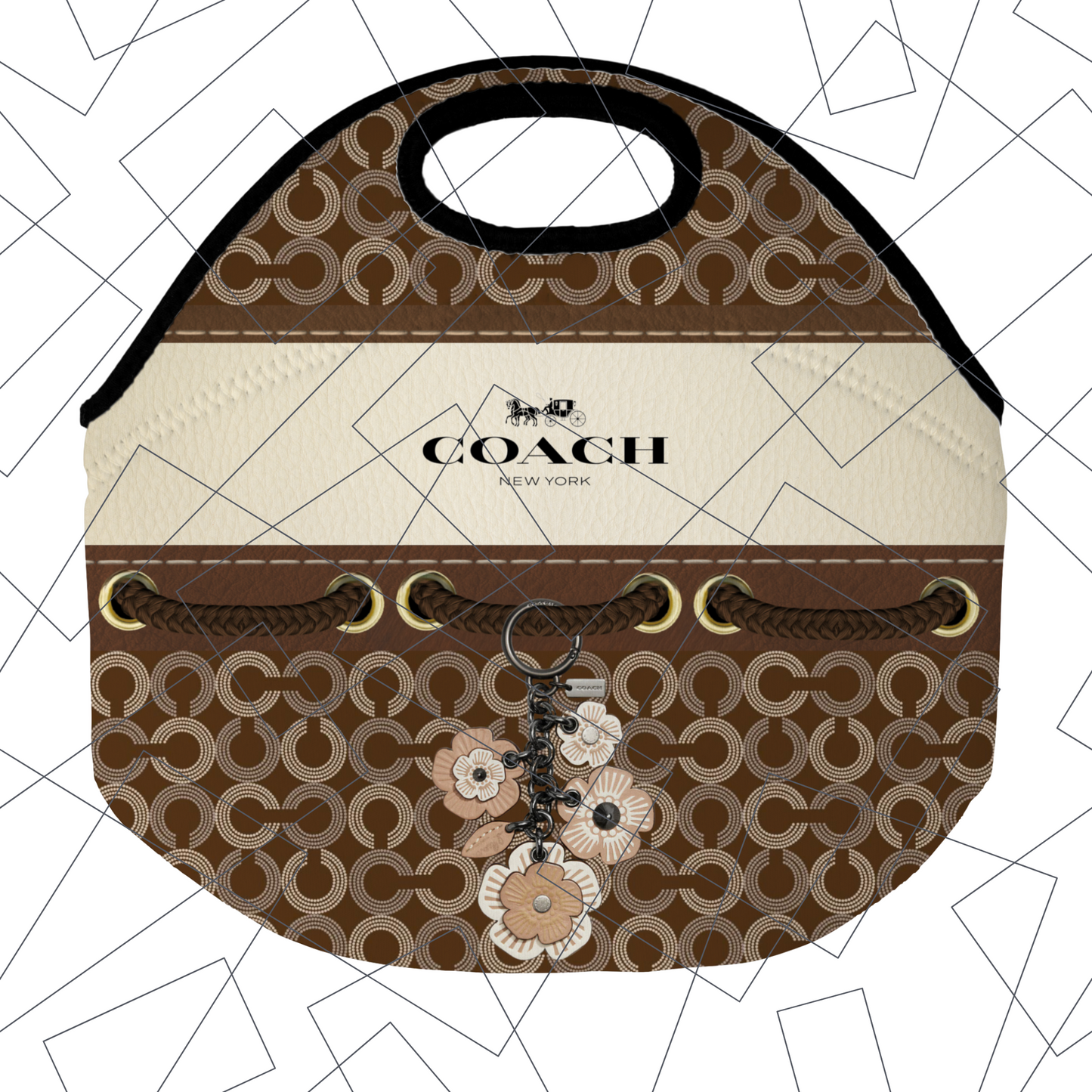 Stylish Purse-Inspired Lunch Tote, Coaster & Tumbler Set – Chic & Functional - 6 - S & M Unique Shirts, LLC