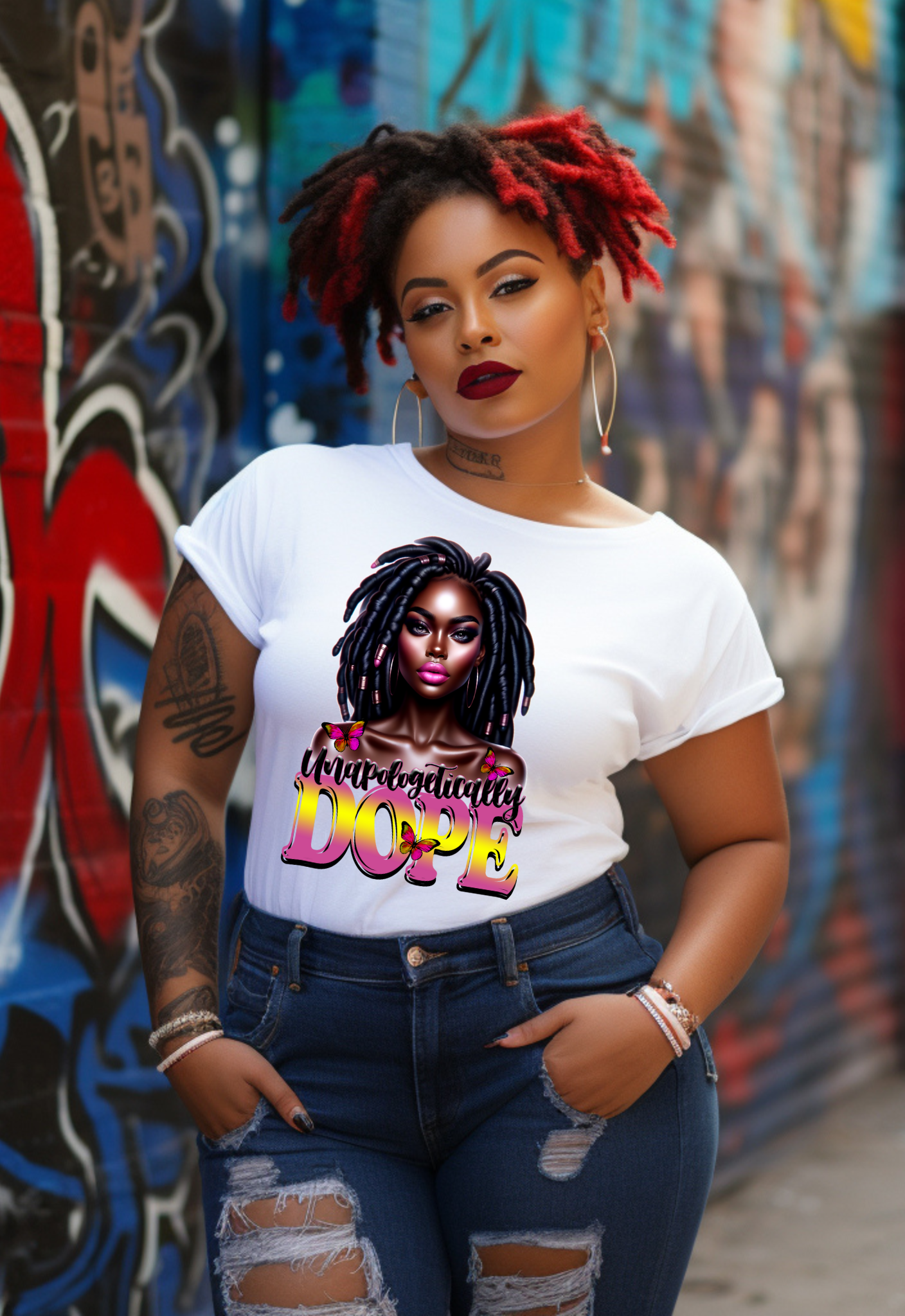 Unapologetically Dope T-Shirt | Black Girl Magic Tee | Faith & Confidence Apparel -7 - S & M Unique Shirts, LLC
