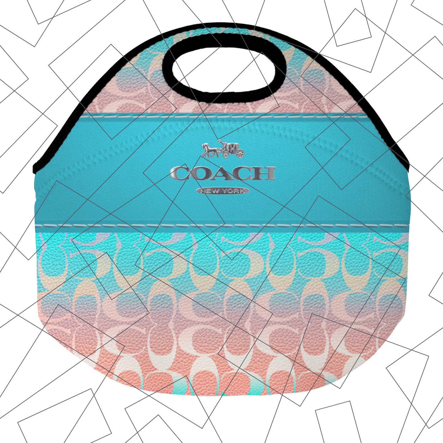 Stylish Purse-Inspired Lunch Tote, Coaster & Tumbler Set – Chic & Functional - 7 - S & M Unique Shirts, LLC