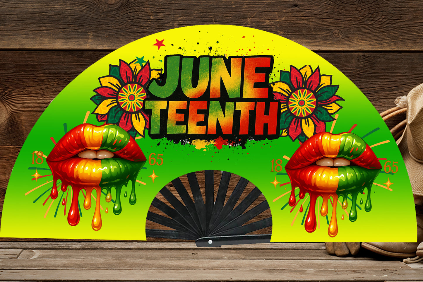 Juneteenth Clack Fans – Bold Pre-Made Designs for Celebrating in Style - S & M Unique Shirts, LLC
