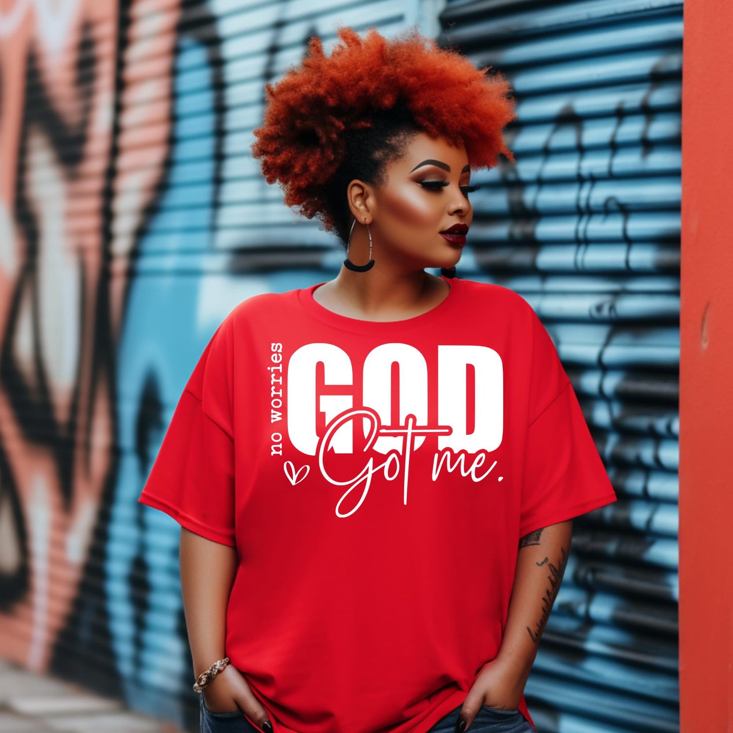 No Worries, God Got Me T-Shirt | Faith-Based Christian Tee | Inspirational Trust God Shirt - S & M Unique Shirts, LLC