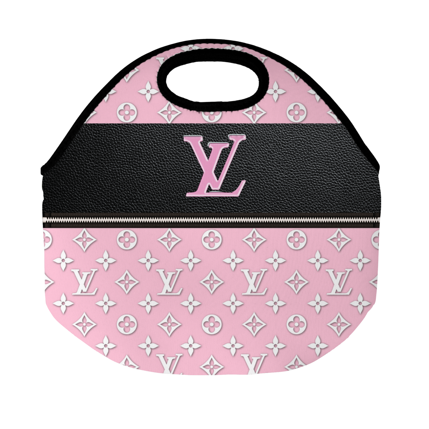 Stylish Purse-Inspired Pink and Black Tote, Coaster, Tumbler or Set – 18 (1) and 19