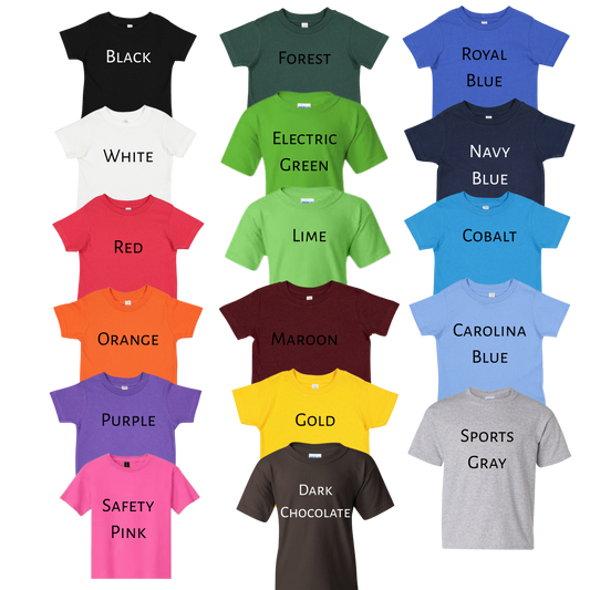 Custom Youth Shirts | Personalized Kids Tees | School & Team Apparel | Matching Group Shirts for Events, Clubs & Activities