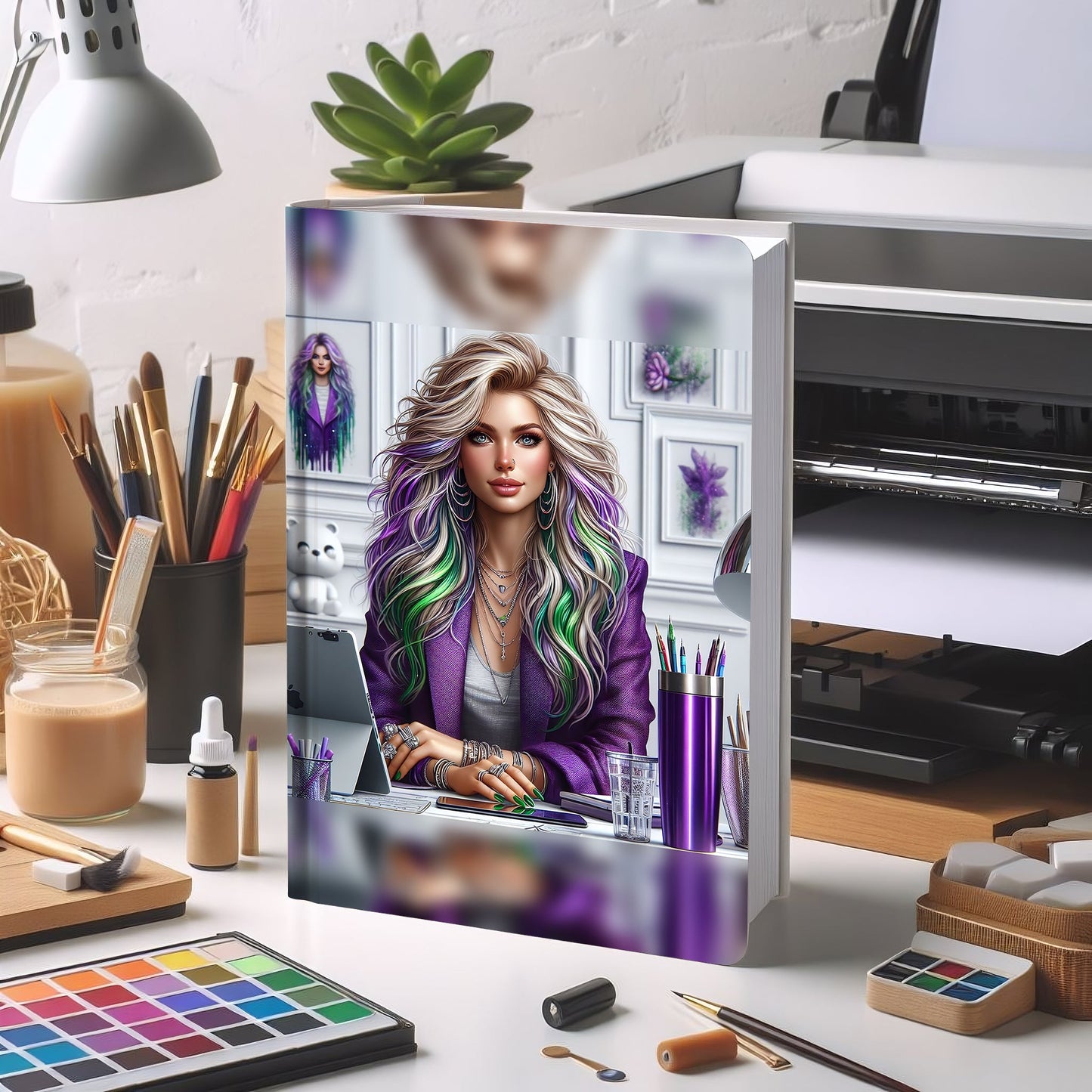 Blonde Woman Journal - S & M Unique Shirts, LLC