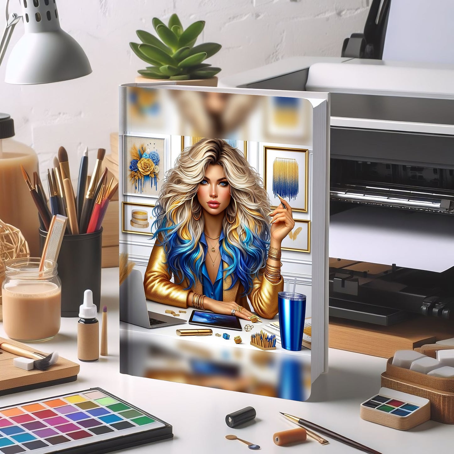 Blonde Woman Journal - S & M Unique Shirts, LLC