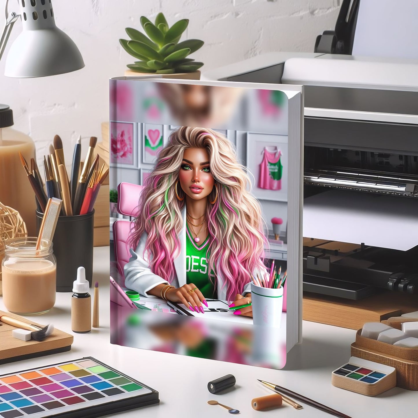 Blonde Woman Journal - S & M Unique Shirts, LLC