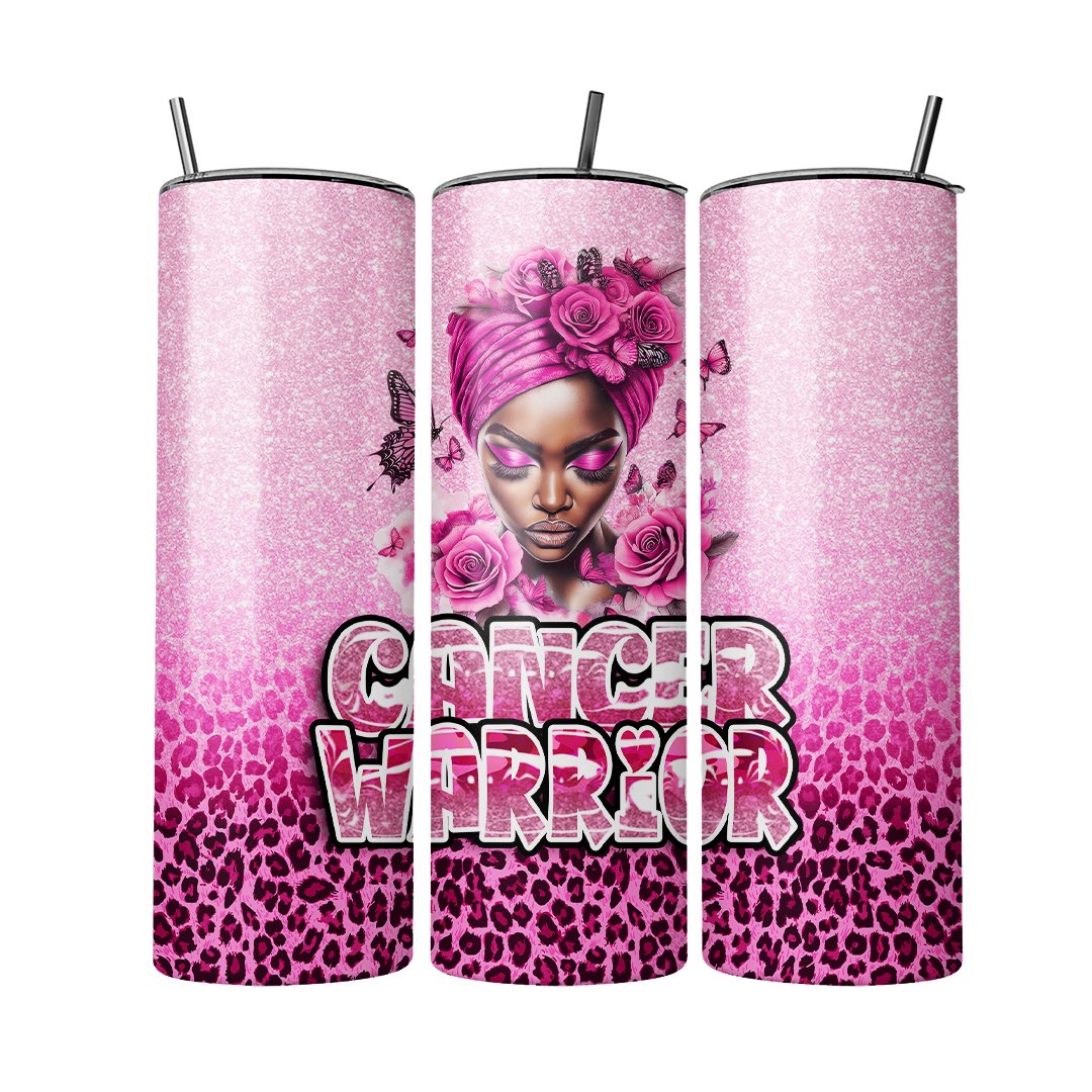 Cancer Warrior Tumbler - S & M Unique Shirts, LLC