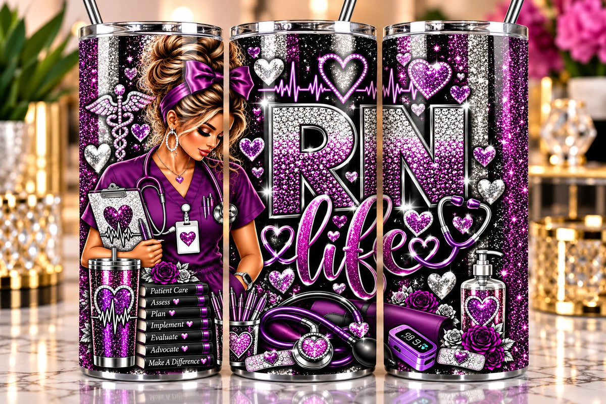 RN Life 20 oz tumbler — Blonde