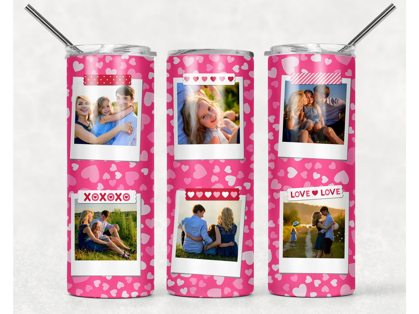 Custom Collage Photo Tumbler - S & M Unique Shirts, LLC