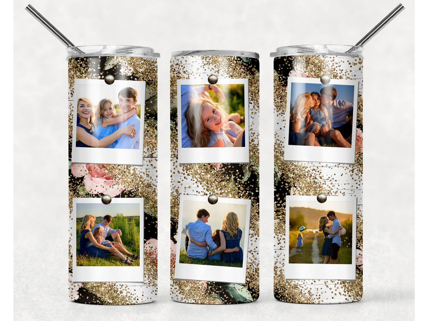 Custom Collage Photo Tumbler - S & M Unique Shirts, LLC