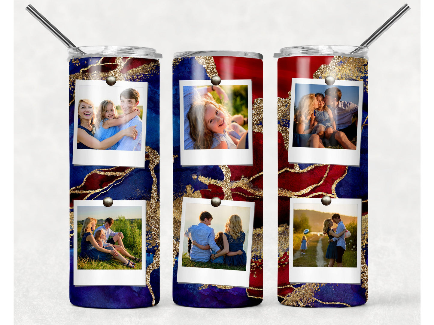 Custom Collage Photo Tumbler - S & M Unique Shirts, LLC