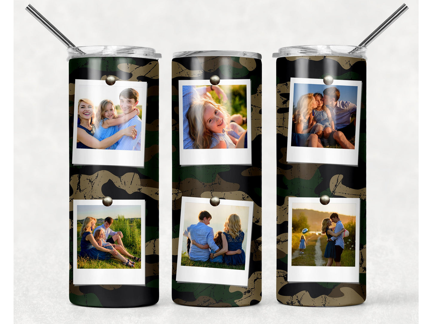 Custom Collage Photo Tumbler - S & M Unique Shirts, LLC