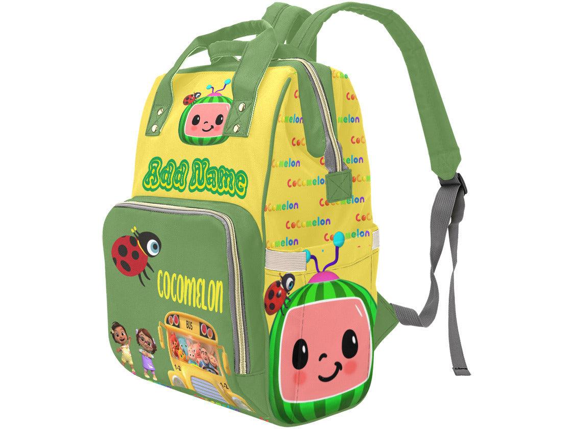Custom Girl Cocomelon Multi-Function Backpack - smuniqueshirts