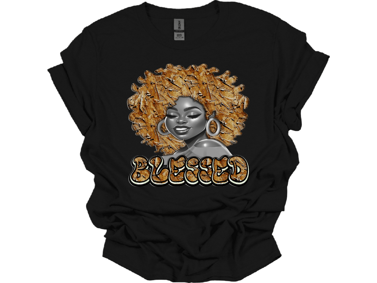 Brown Blessed Lady - smuniqueshirts