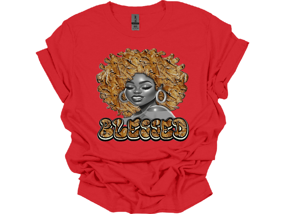 Brown Blessed Lady - smuniqueshirts