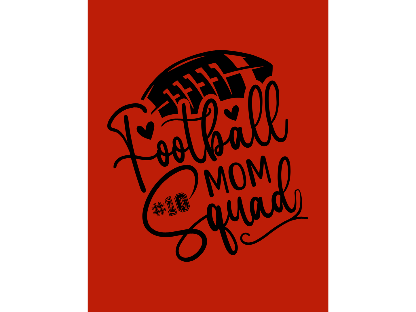 Football Mom Squad T-shirt or Sweatshirt - smuniqueshirts