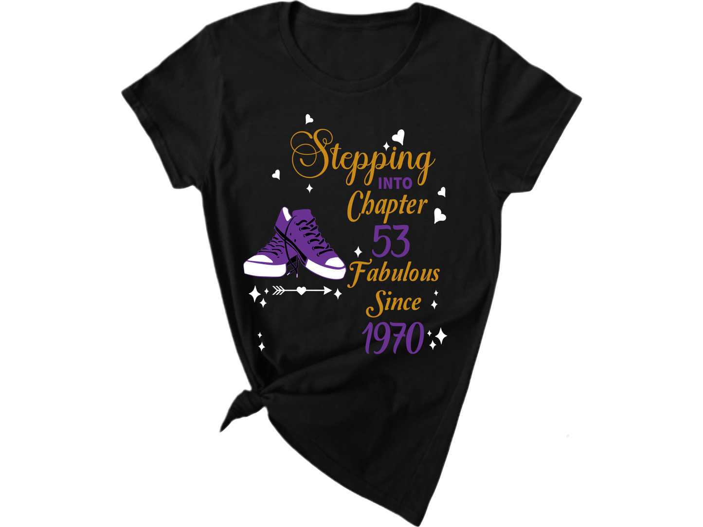 Stepping into Chapter Birthday Tee - smuniqueshirts