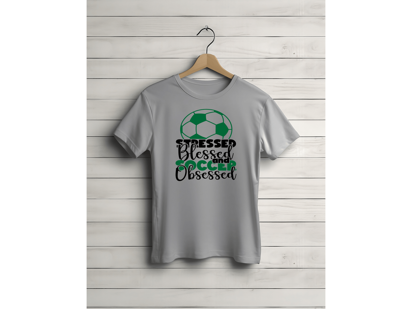 Stressed, Blessed and Soccer Obsessed Top - smuniqueshirts