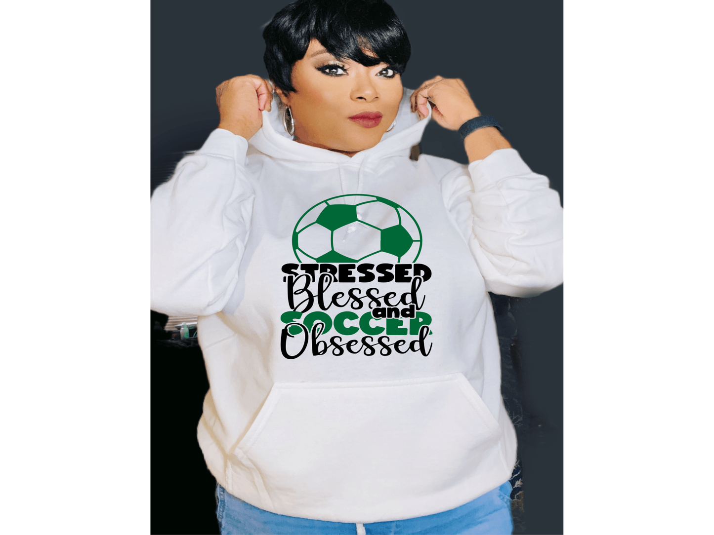 Stressed, Blessed and Soccer Obsessed Top - smuniqueshirts