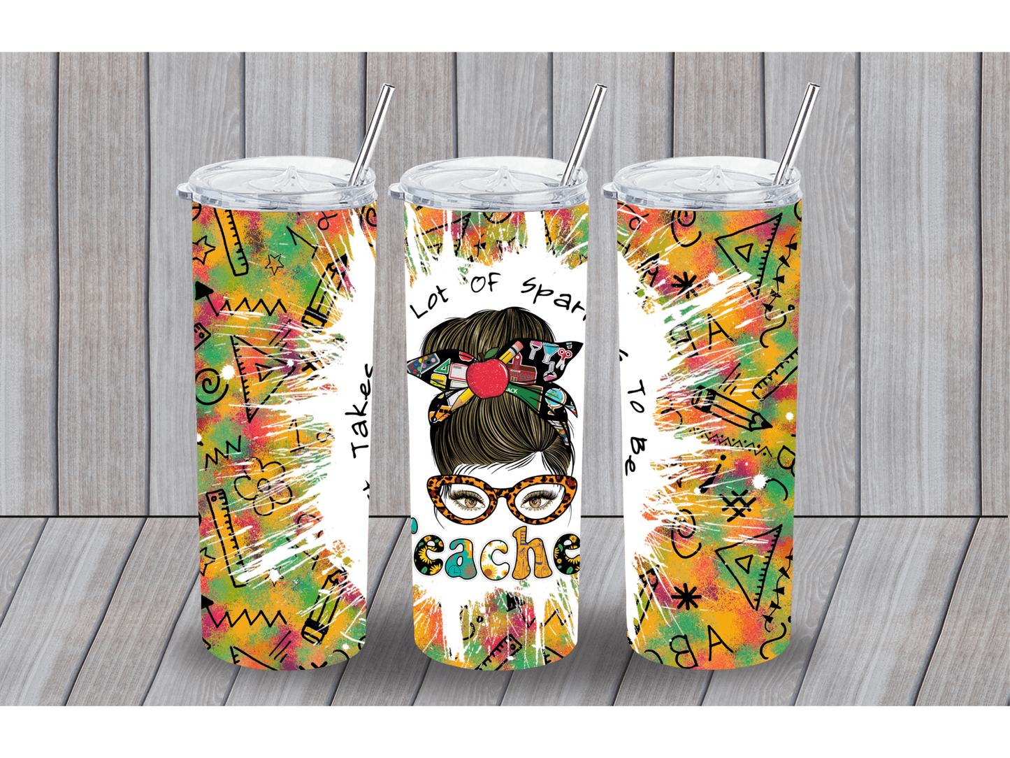 Teachers Colorful Fashion Tumblers - smuniqueshirts