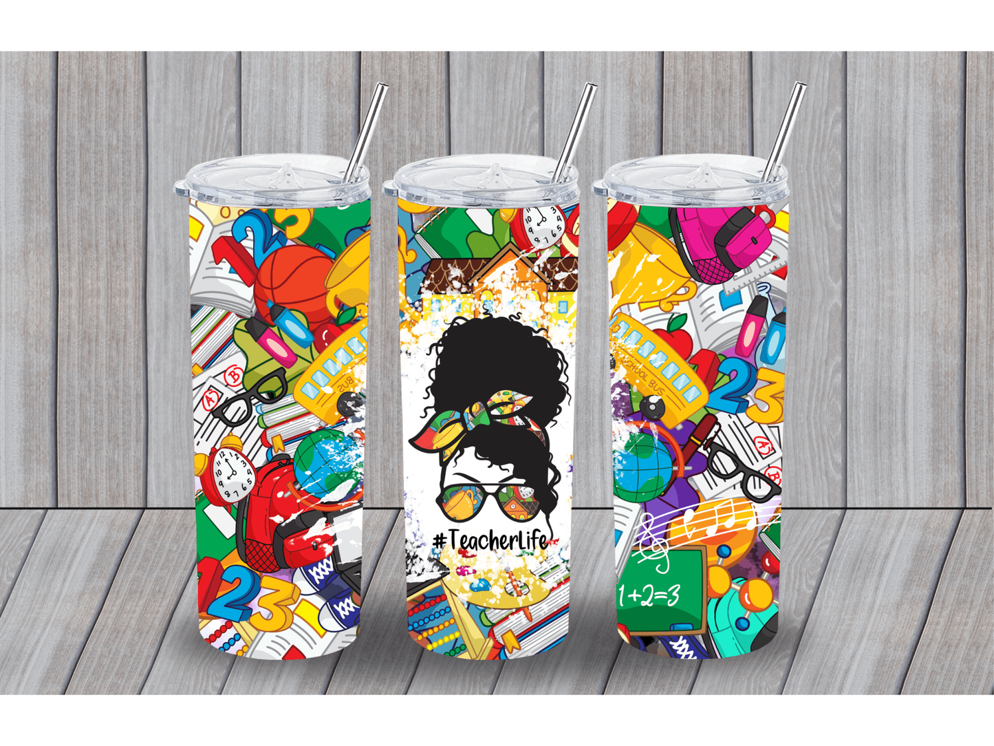 Teachers Colorful Fashion Tumblers - smuniqueshirts