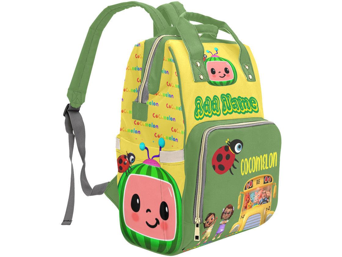 Custom Girl Cocomelon Multi-Function Backpack - smuniqueshirts