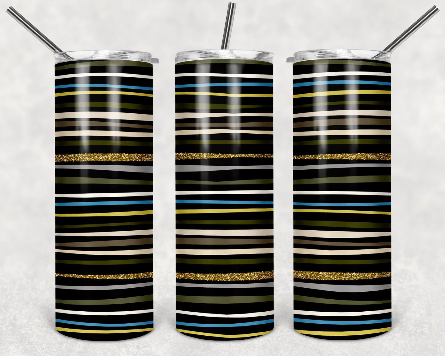 Black multi-color tumbler - smuniqueshirts