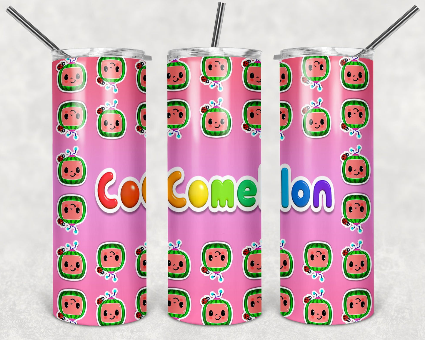 Cocomelon Pink or Blue Tumbler 2 - smuniqueshirts