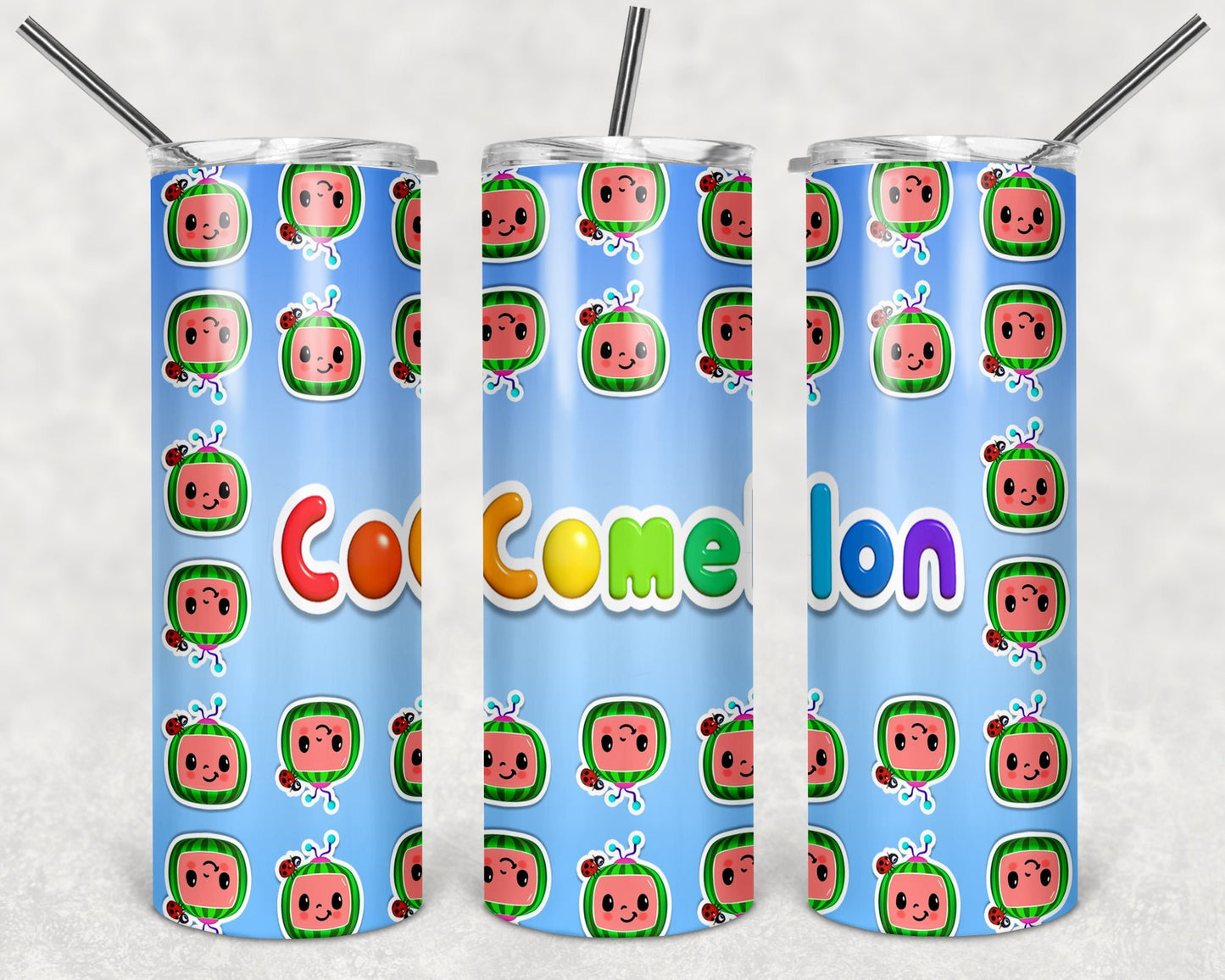 Cocomelon Pink or Blue Tumbler 2 - smuniqueshirts
