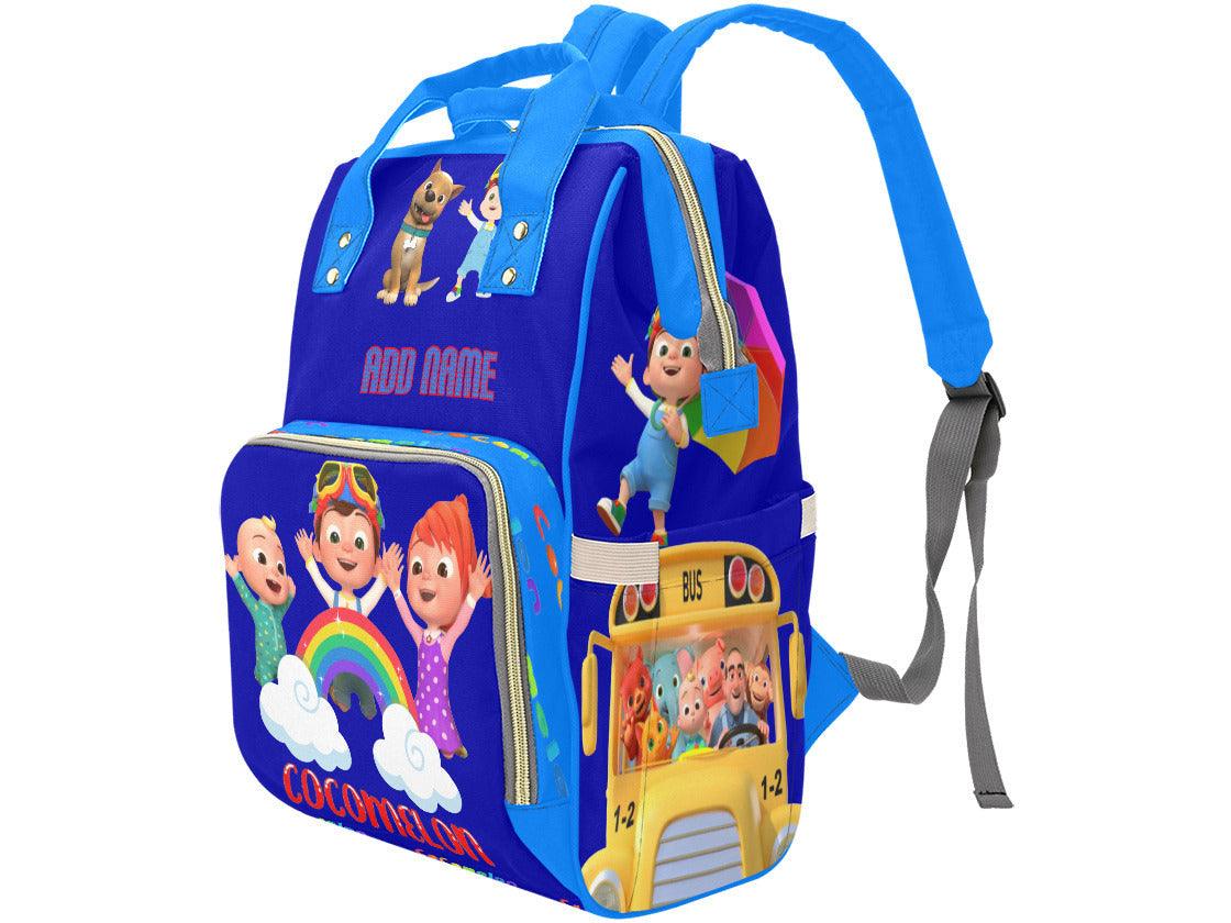 Custom Cocomelon Boy Multi-Function Backpack - smuniqueshirts
