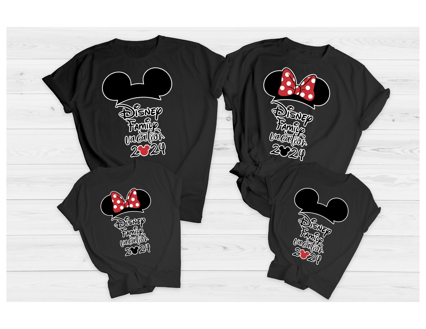 Disney Family Trip Shirts with Custom Names - smuniqueshirts
