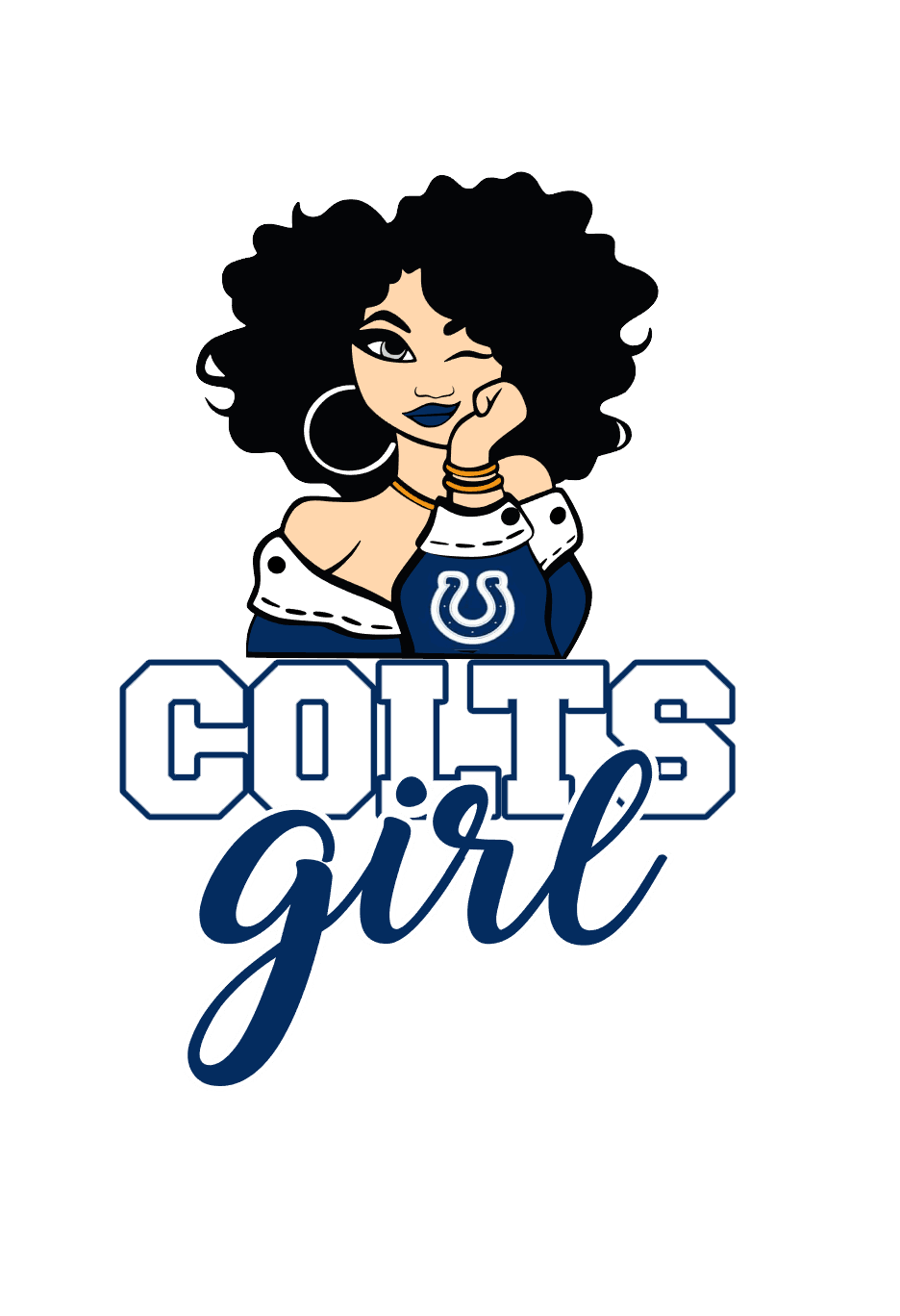 Football Team T-shirt ( 2 Different Skin Tones )#1 - smuniqueshirts