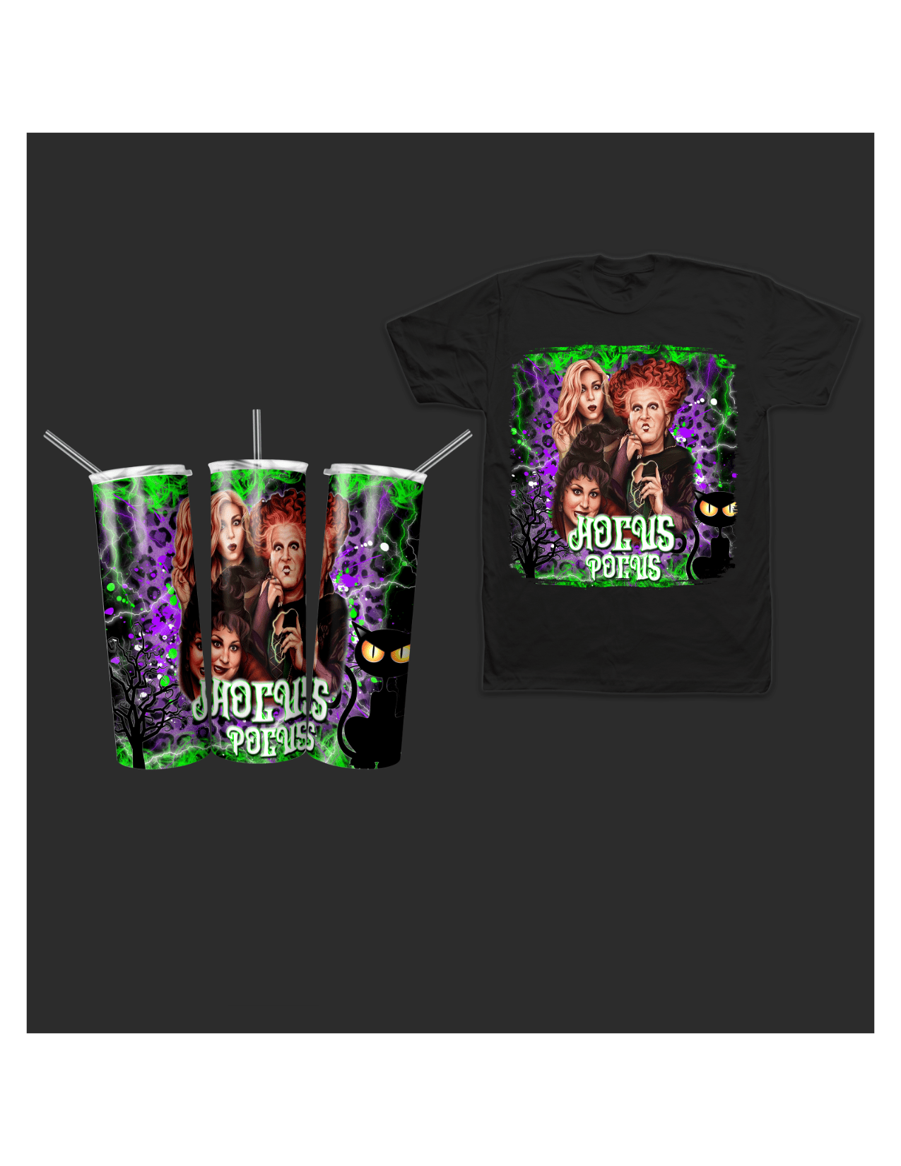 Hocus Pocus Shirt and Tumbler Set - smuniqueshirts