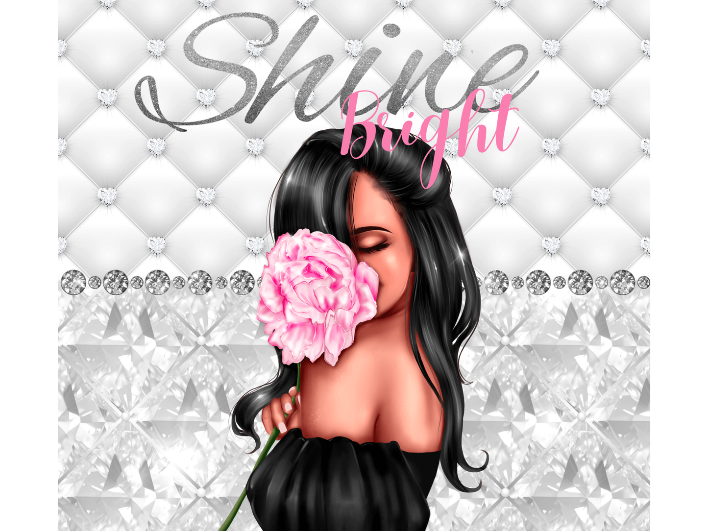 Luxury Designer Fashion Girl Tumbler - smuniqueshirts