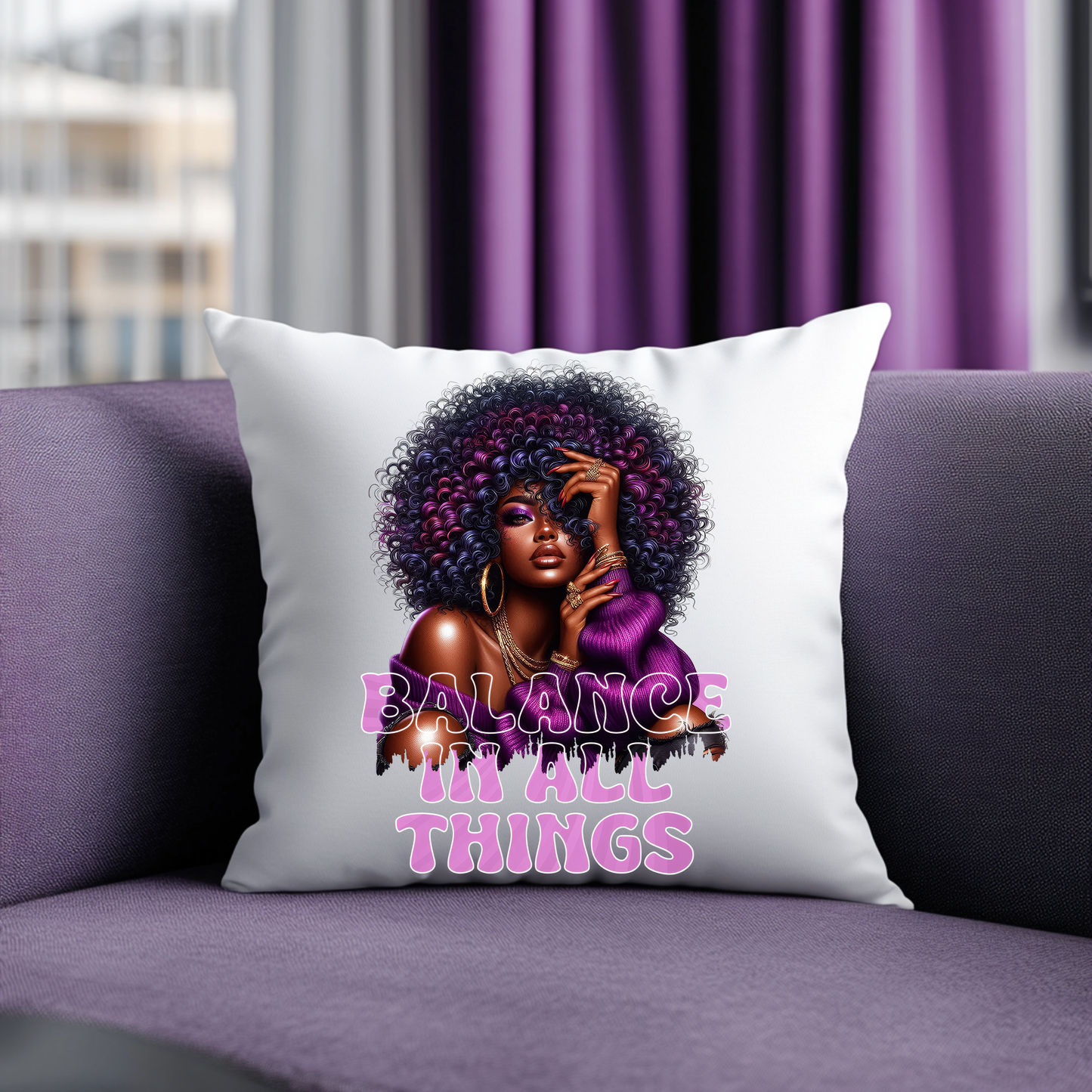 BALANCE IN ALL THINGS Pillow