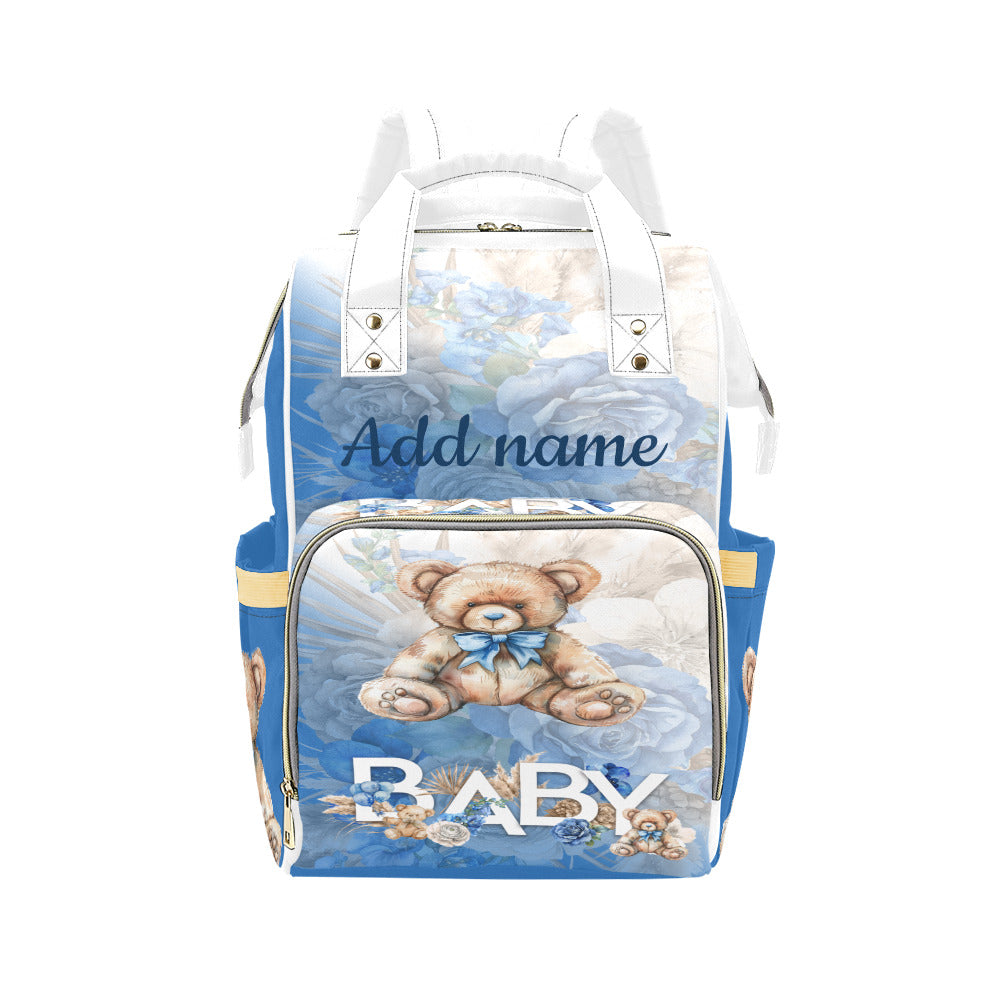 Custom Baby Blue Diaper Bag - S & M Unique Shirts, LLC