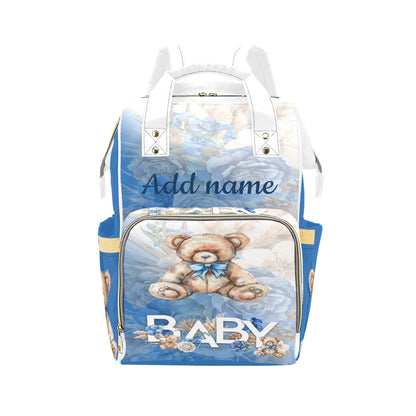 Custom Baby Blue Diaper Bag - S & M Unique Shirts, LLC