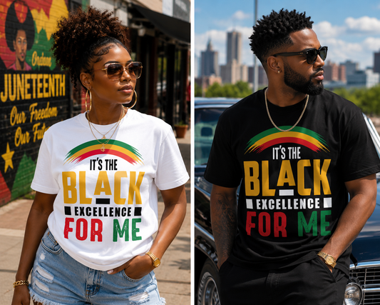 Custom Black Excellence Shirts | Juneteenth Apparel | Group & Event Tees | Personalized Cultural Designs