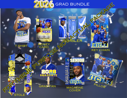 Custom 2026 Graduation Packages | Senior Party Bundles | Personalized Grad Shirts & Decor | Custom Graduation Gifts | S & M Unique Shirts