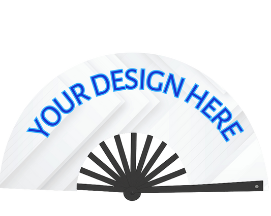 Custom Clack Fan – Personalized Hand Fan with Your Design
