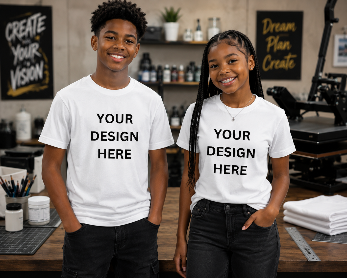 Custom Youth Shirts | Personalized Kids Tees | School & Team Apparel | Matching Group Shirts for Events, Clubs & Activities