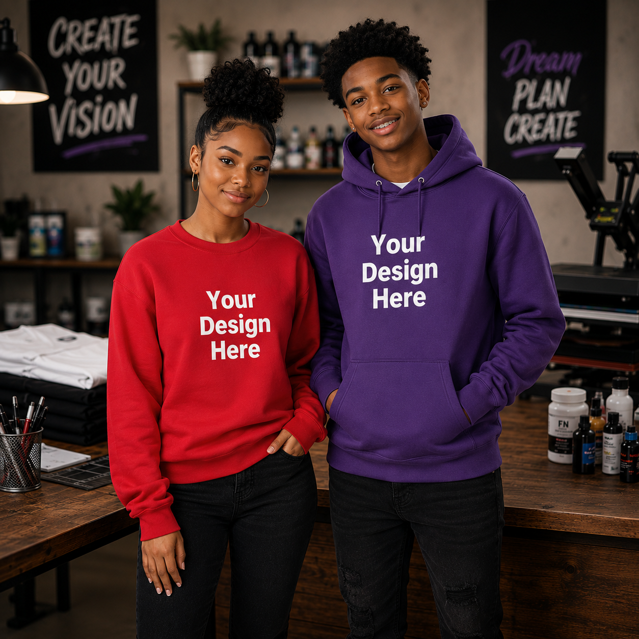 Custom Youth Sweatshirts & Hoodies | Kids Team & School Apparel | Personalized Group Designs | Matching Event Tops