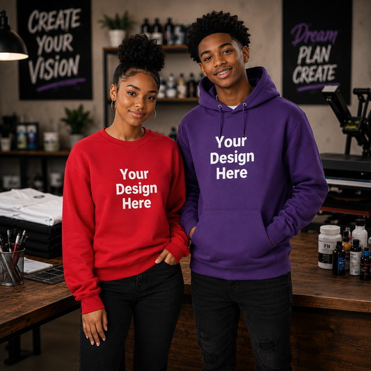 Custom Youth Sweatshirts & Hoodies | Kids Team & School Apparel | Personalized Group Designs | Matching Event Tops